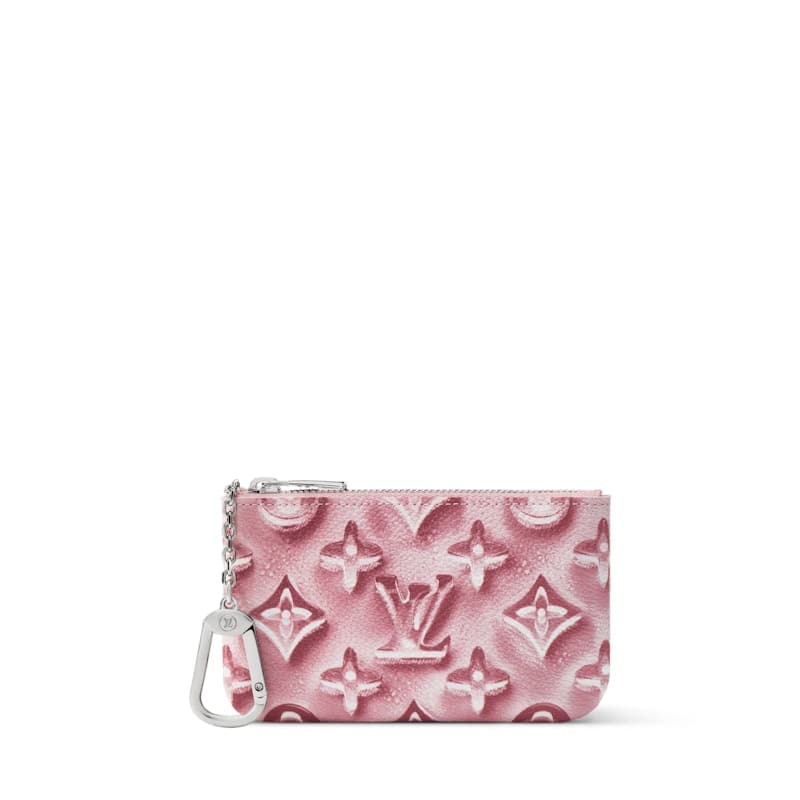 Louis Vuitton Monogram Heritage Pochette Cles XS Monogram Cotton Candy