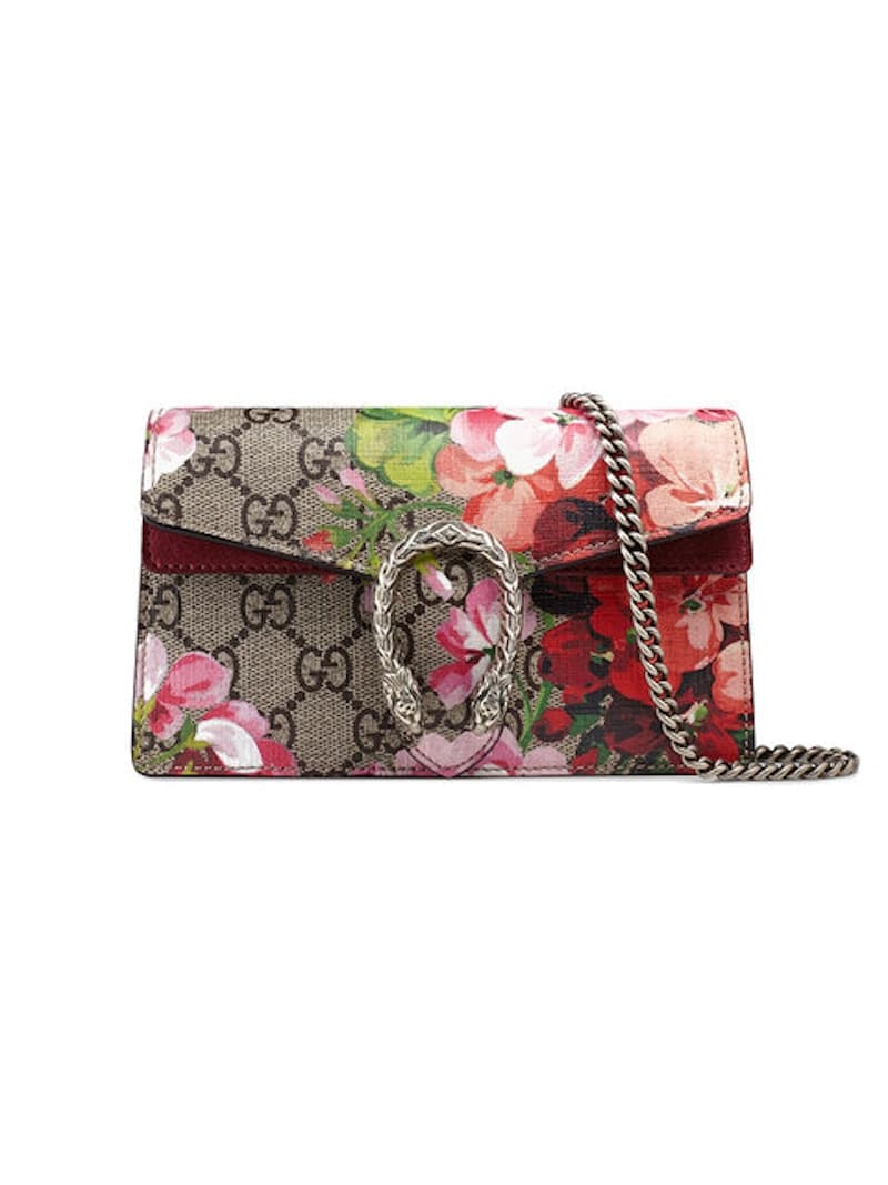 Gucci Dionysus GG Supreme Blooms Super Mini Beige/Ebony