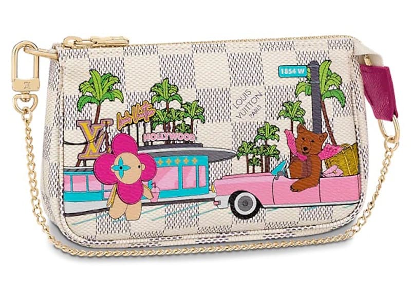 Louis Vuitton Mini Pochette Accessoires Monogram Vivienne Fuchsia