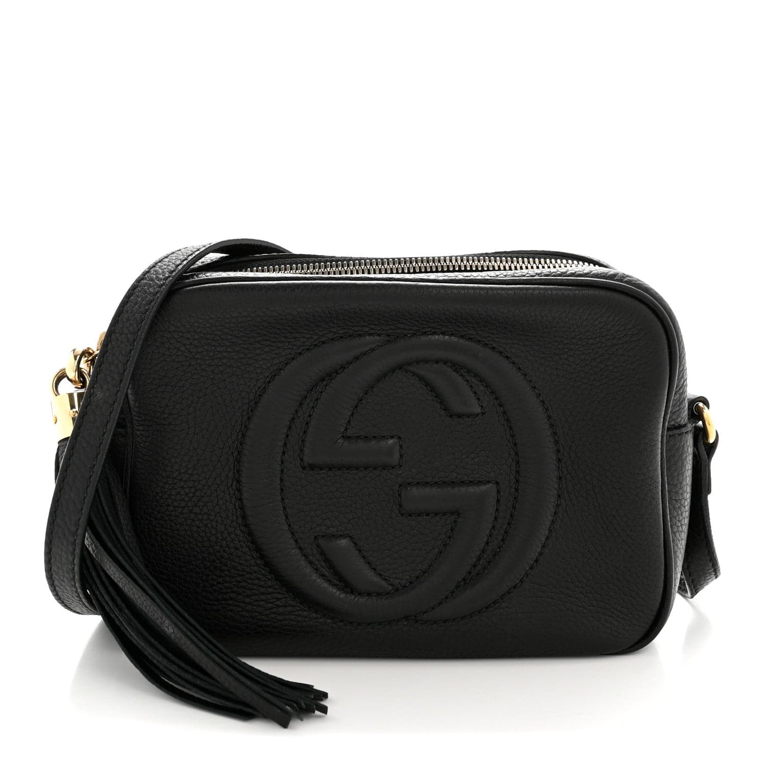 Gucci Small Soho Disco Bag in Black